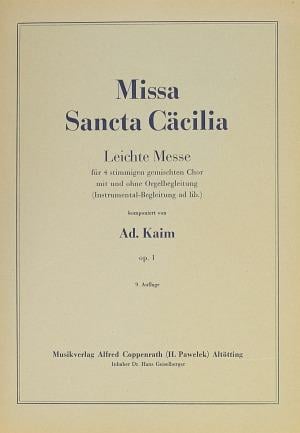 Missa Sancta Cäcilia
